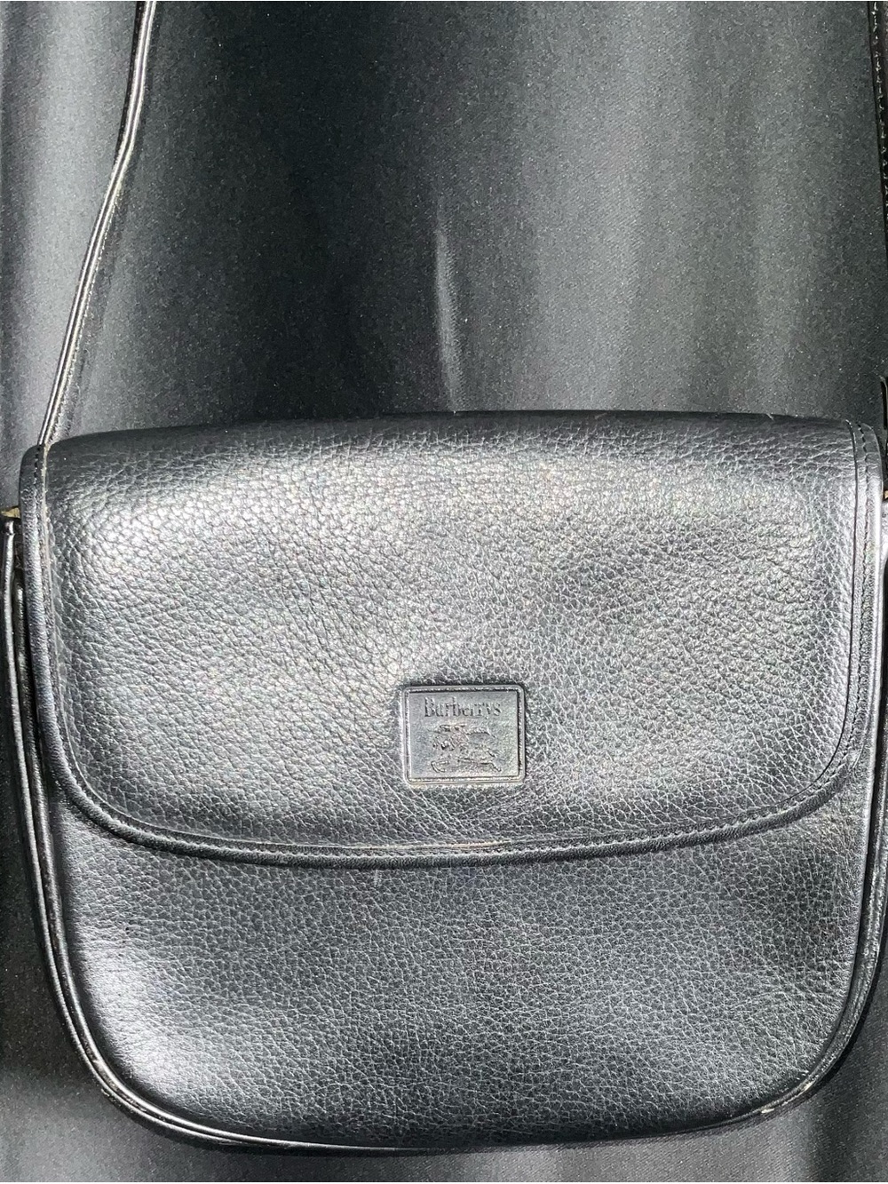 Burberry Black Leather Crossbody Bag